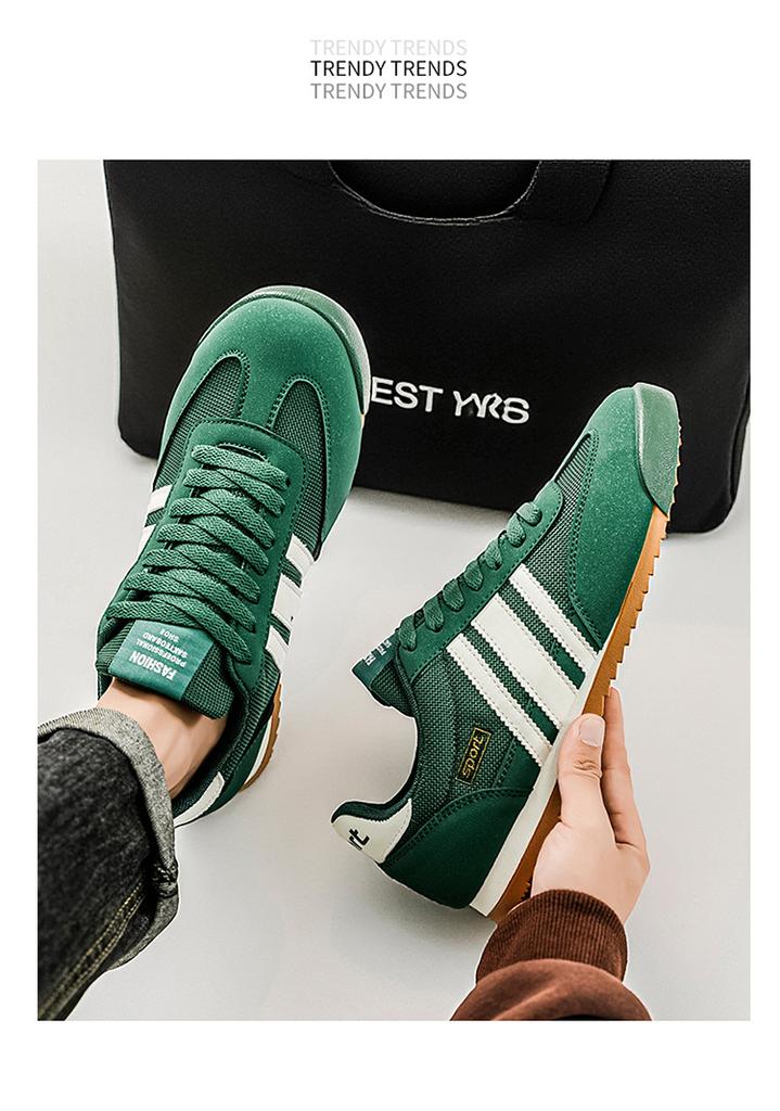 Men Retro Classic Color Matching Comfortable Thin Sole Casual Sports Sneakers
