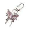 Elegant Resin Butterfly Keychain Alloy Key Holder Unique Keyring Bag Pendant Fashion Accessory for Women and Girls