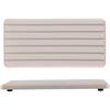 White Rectangle Diatomite Coasters Set Absorbent Stone Mats for Soap Dishes Plants Toiletries Modern Home Decor Fast Drying