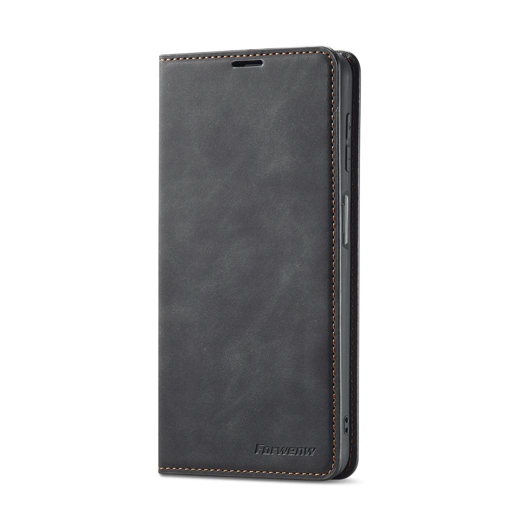 For Samsung S24 Ultra 6.8" Case Solid Color Leather Soft Flip Wallet Case For Samsung Galaxy S24 S23 Ultra Plus S23FE Capa Cover