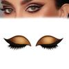 Samolepky na oční stíny a řasy, Líný oční stín náplast na řasy, 2 v 1 opakovaně použitelné samolepky na líčení očí samolepicí rychlé líčení