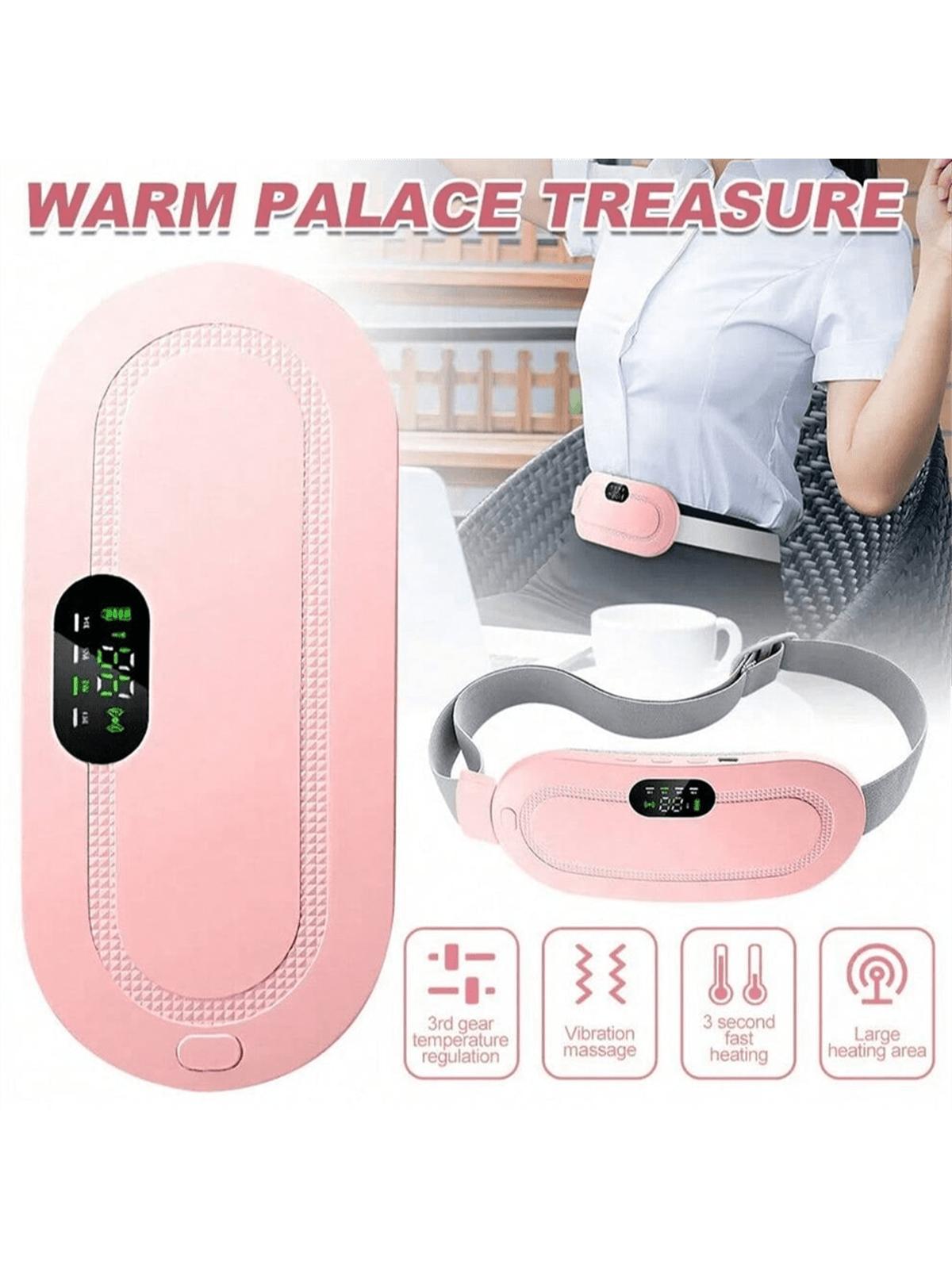 2026 Electric menstrual spasm massager vibrator heating belt suitable for relieving menstrual discomfort, keeping rechargeable