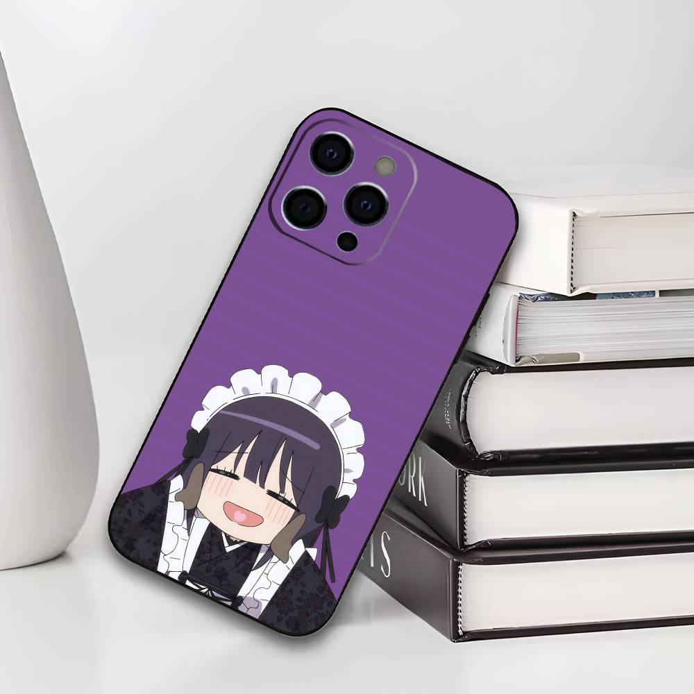 Shizuku Kuroe Marin Kitagawa Phone Case For iPhone 17,16,15,14,13,12,11 Plus,Pro Max,XS,Soft Black Cover