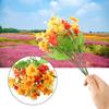 Realistic Bouquet of Silk Faux Flowers for Art Hall and Public Area Decor