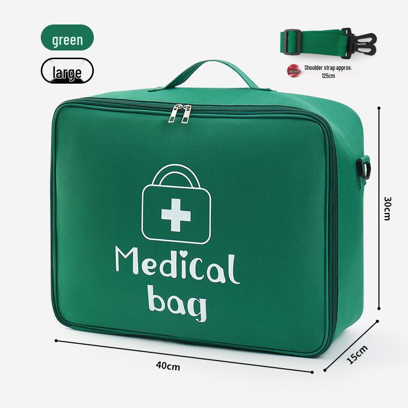 Large Capacity Portable Home & Travel First Aid Kit