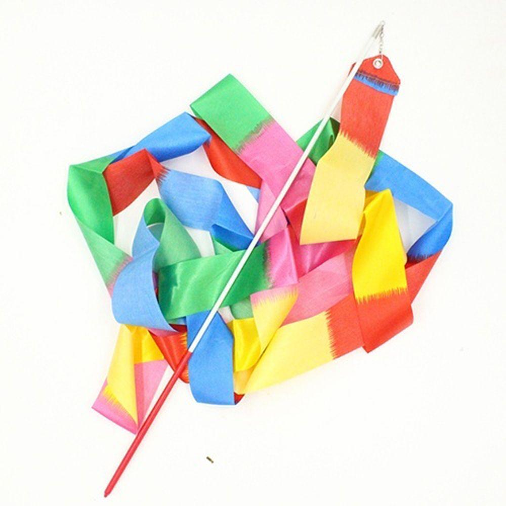 Kind Gymnastiek Ballet Kunst Draaiende Stok Attributen Dansstok 4M Gymnastiek Lintjes Ballet Streamer
