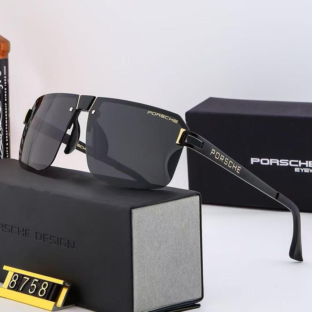 Porsche Men's Polarized Sunglasses 8758 - Trendy Driving Glasses