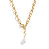 1 Stück Edelstahl Wunderschöne Y-Form Halskette für Damen Paare Eleganter Schmuck Party Schmuck Geschenke