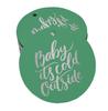 Inkdotpot Real Gold Foil Baby It's Cold Outside Baby Shower Tags Favor Hang Paper Tags 100