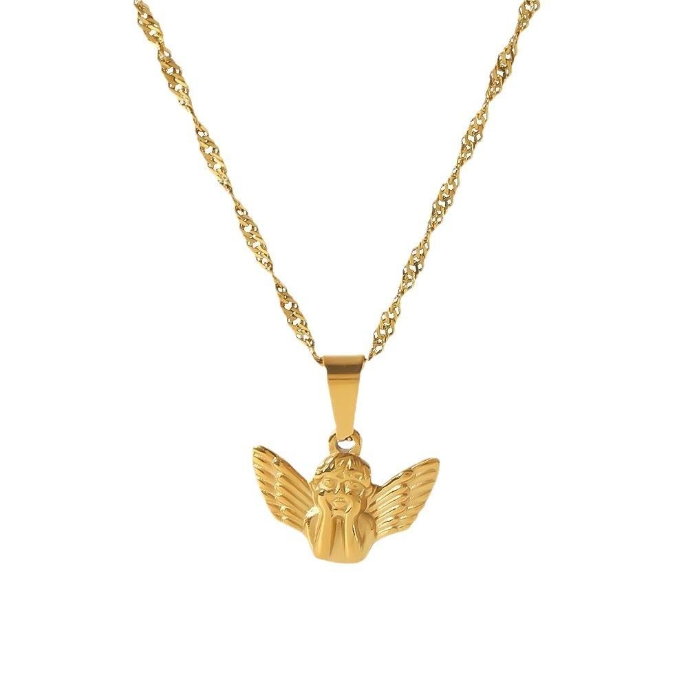 Style Star Shape Titanium Steel Pendant Necklace For Men And Women