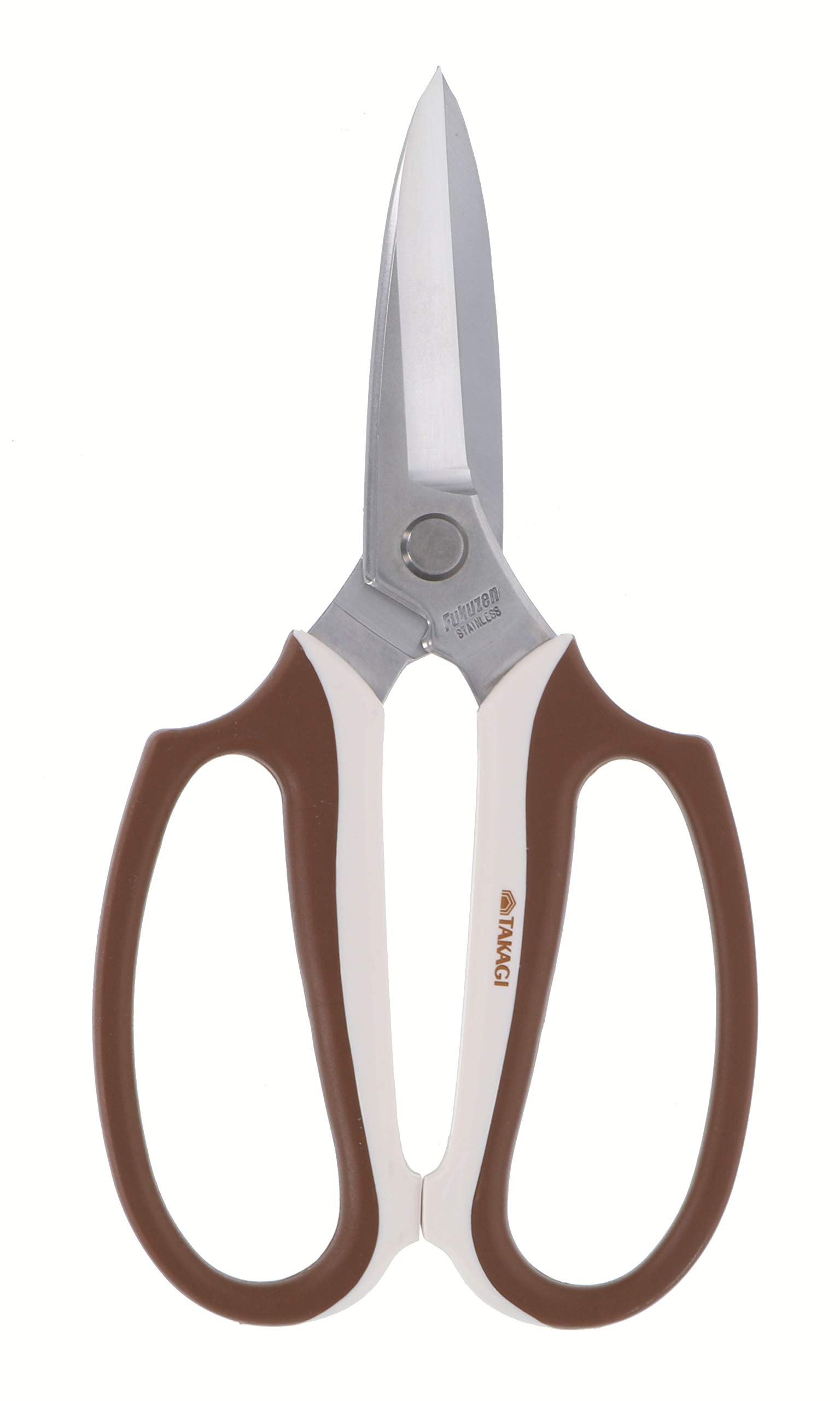 Takagi Stainless Steel Pruning Shears with Sharpened 195mm Blades,