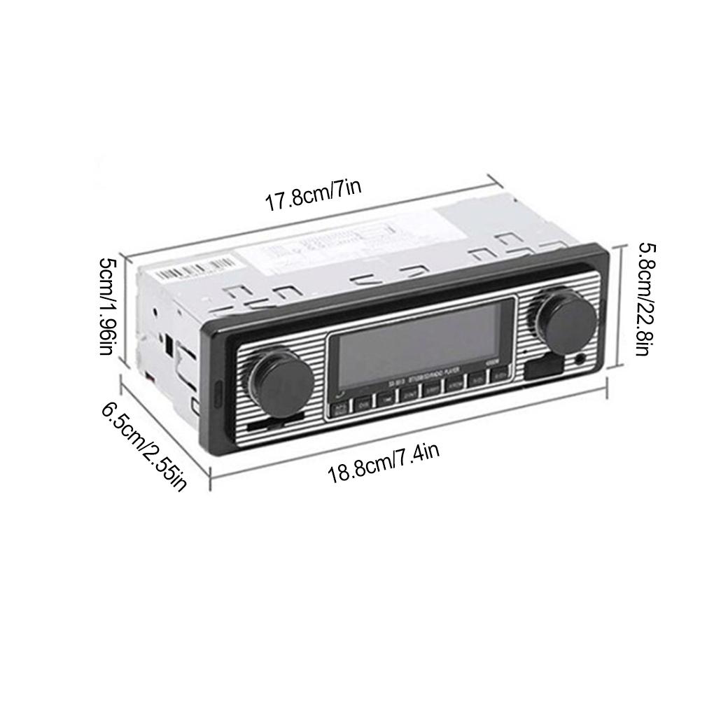 ABS Bluetooth Car Radio With Multiple Play Modes For Conference Room Excellent Selection MP3 Player