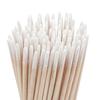 100/300PCS Disposable Ultra-small Double-end Wood Cotton  Swab 100pcs Lint Free Micro Brushes Eyelash Extension Glue Removing