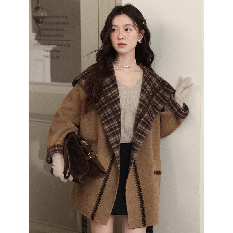 Lixiangnan  Fuge Yijing  Women s Winter Double-Faced Wool Coat M