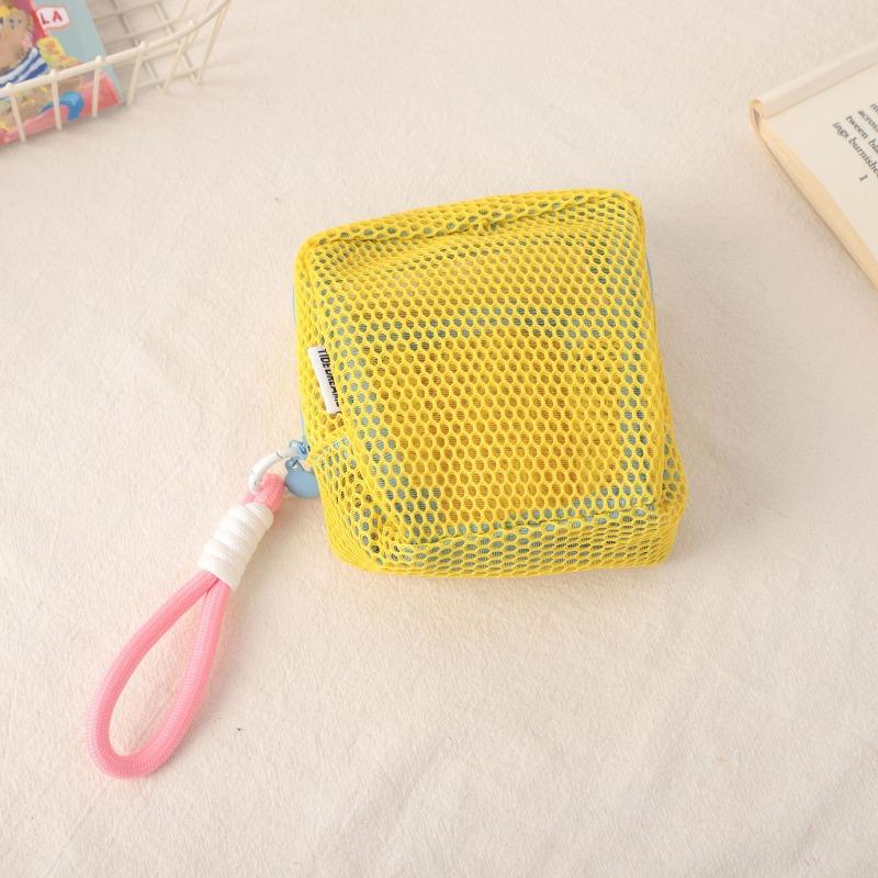 The Mesh Outdoor Makeup Lipstick Card Case, Women's Coin Purse, Portable Mini Bag, Can Store Loose Change On The Go