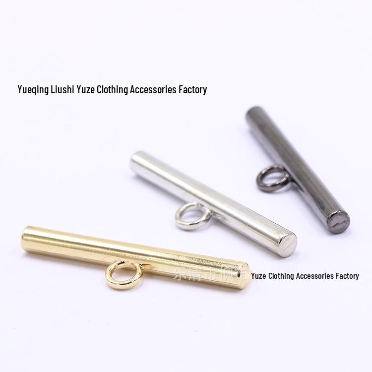 Metal High-Leg Buckle Decorative Alloy Suit Button with Hand-Sewn Design