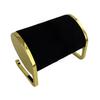 Practical Bangle And Watch Display Stand Velvet Watch Bracelet Organizers Stand with Durable Gold Metal Construction