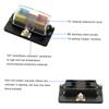 4 Way Blade Fuse Box with LED Indicator Fuse Block for Car Boat Marine Caravan 12V 24V