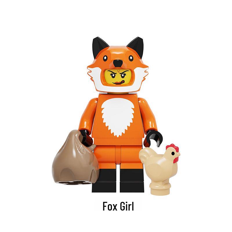 

Оптовые игрушки-конструкторы «Мультяшный клоун и Бог богатства» Height about 5 cm