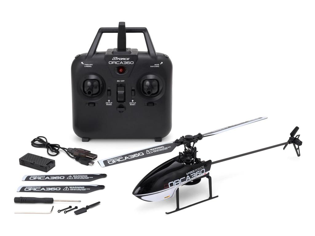 ORCA360 4ch Altitude Hold Helicopter z 6G Gyro Electric Radio Control GB022 Japoński Oryginalny Produkt G-Force 2.4GHz