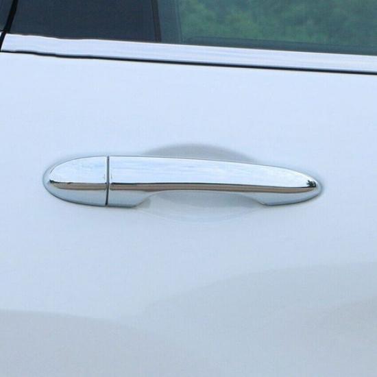 For Jeep Cherokee 2014- Chrome Car External Door Handle Molding Cover Trim