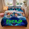 Juego de Ropa de Cama Inspirado en el Póster de la Película Luca 2 (3 Piezas) Incluye Funda Nórdica y Fundas de Almohada, Adecuado para Todas las Estaciones B061