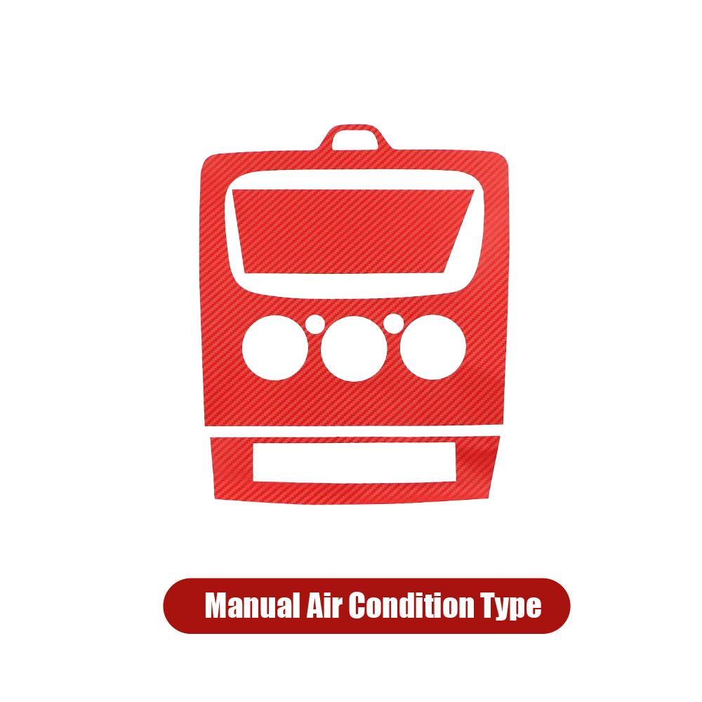 

1 шт. червоно-чорний модний 3D-вуглецевий захисний наклейка на консоль кондиціонера, аксесуари, що підходять для Ford Focus 2 2009 2010 2011 2012 2013