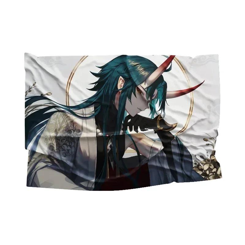 Genshin Impact Blankets Soft Upholstery Sofa Blankets Bed Blankets Gamers Chair Blankets Anime Blankets flannel custom blanket