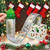 Christmas Surprise Box Festive Money Draw Gift Box with Santa Claus Elk Tree Pattern Holiday Party Supplies Home Decoration
