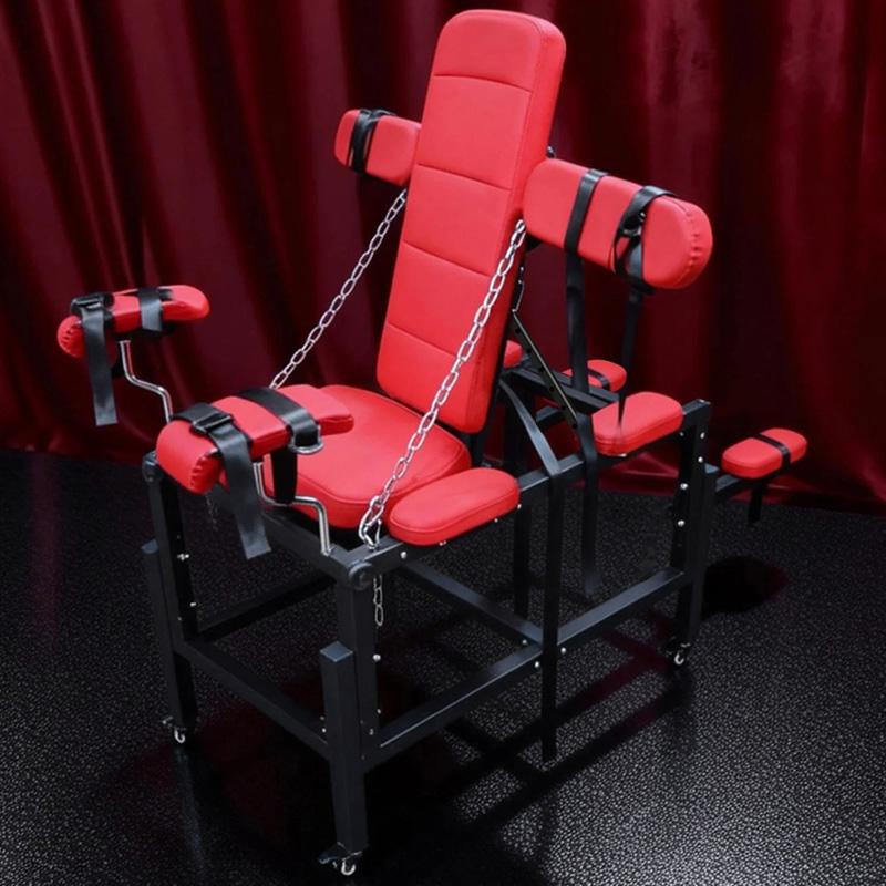 SM Restraint Furniture Large Adjustable Spanking Sex Bench Chair Couples Bondage Play Multi-Functional Sex Positioning Aid 18+