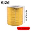 A76T-Reflect A Gold Ruban Thermique Bouclier Isolant Thermique d'Admission d'Air Enveloppe Barrière Thermique Réfléchissante Auto-adhésif Moteur