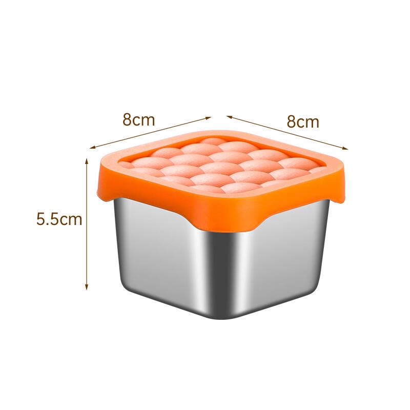 ZISIZ 304 Stainless Steel Fresh-keeping Lunch Box Set