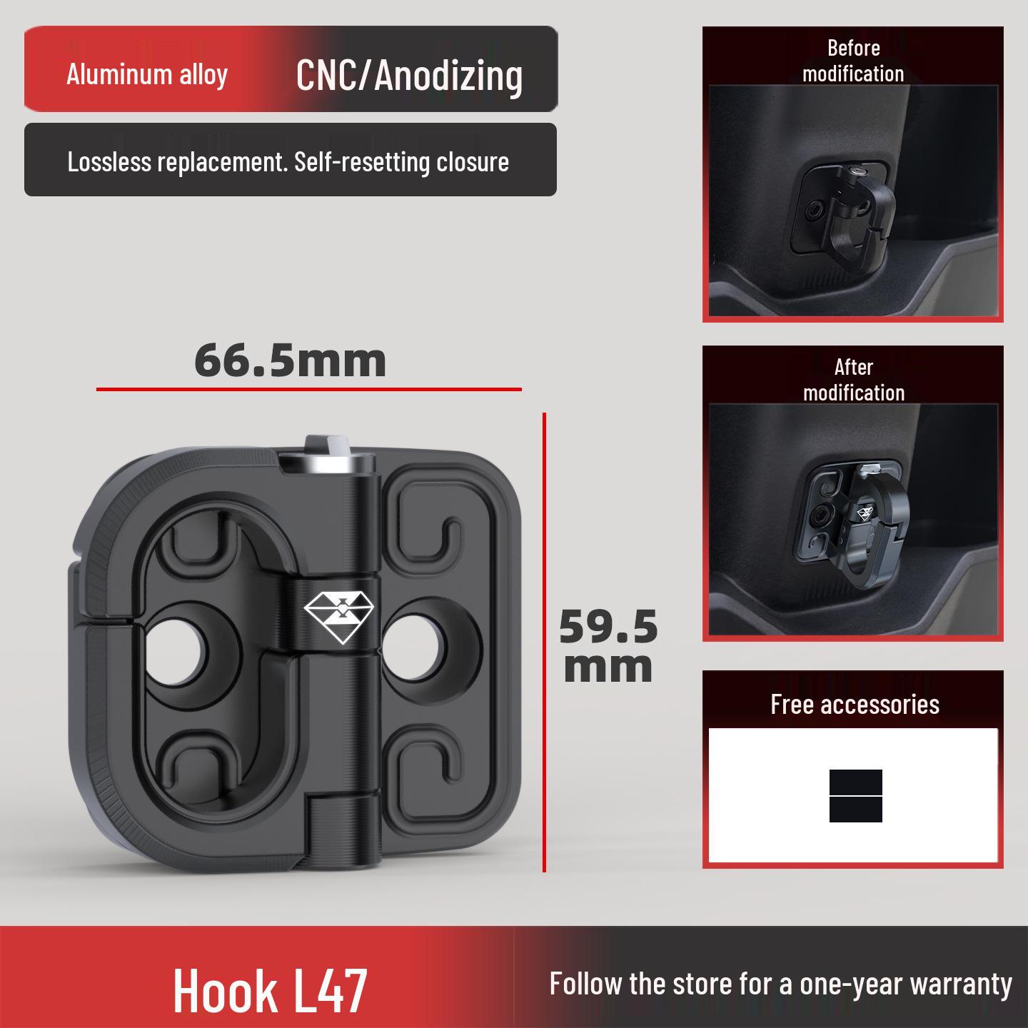 

Spirit Beast M5 Multi-Functional Folding Hook for Electric Vehicles - Front Helmet & Backpack Holder