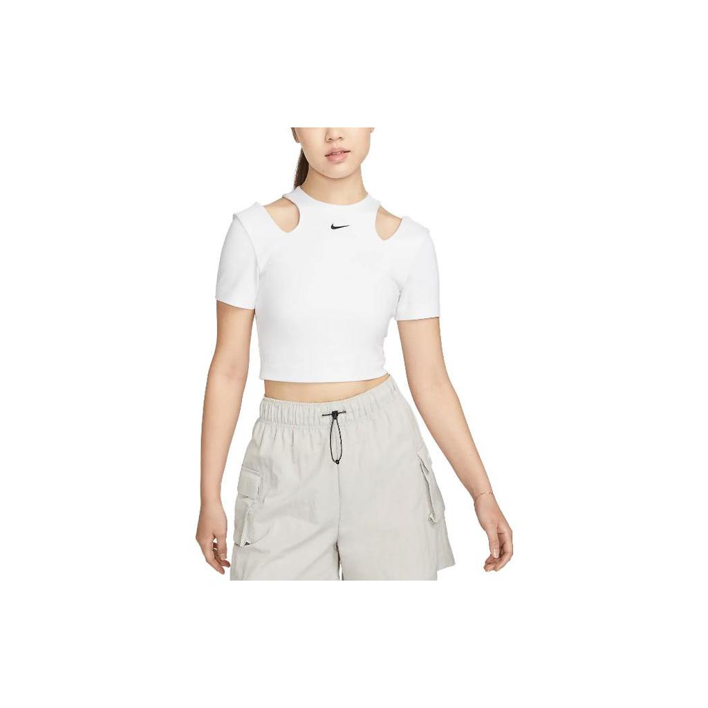 New Nike T Shirts Women's White DV7963-100