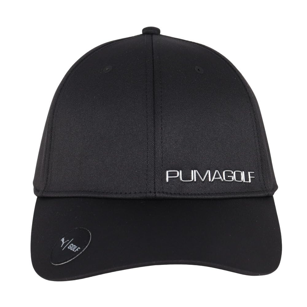 Golf Marker Brim Black Cap_02766301_Puma