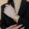Ensemble de colliers géométriques multicouches européen et américain: Chaîne de clavicule de luxe rétro Accessoires de mode