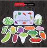 123 Half-Year-Old Baby Educational Puzzle Iron Box Set: Two-in-One Matching Transport Cars & Cognitive Wooden Puzzle Board