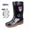 Medium and high tube rain shoes Construction site Industrial and mining work Labor insurance Wear-resistant water shoes Cow tendon sole rain boots