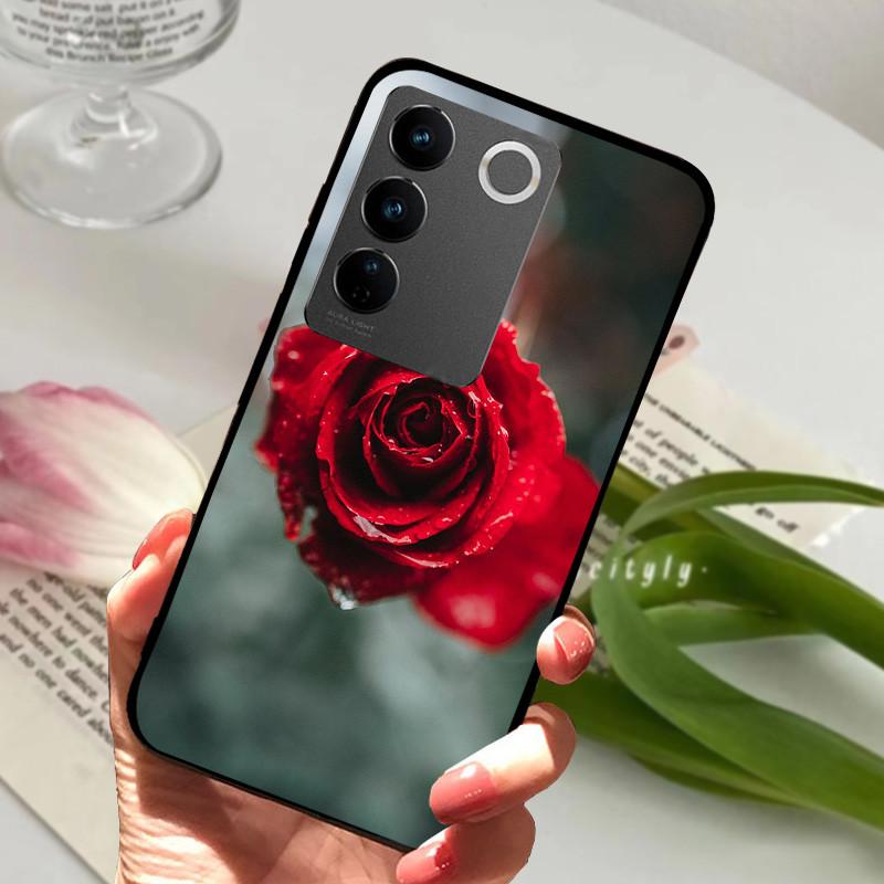 For Vivo V2230 V27 Pro 5G Case Popular Animal Cool Soft Back Protective Cover For Vivo V2237 V27e VivoV27 V 27 E Phone Bag Case
