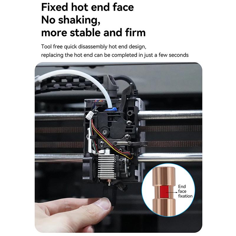 Kobra S1 Upgraded Hardened Steel Ceramic Hot End Kit S1C 3D Printer 24V 48W 200K Rapid Heating 300℃ For Kobra S1 Hotend Ceramic