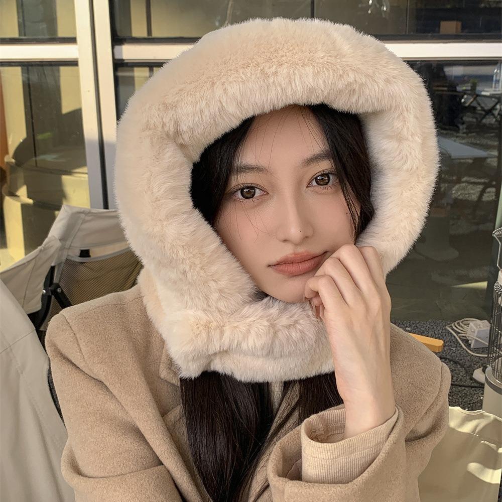 23 New plush warm ear protector, Lei Feng cold-proof hat for children, thickened outdoor cycling and skiing bag head hat for men in winter