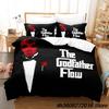 Neues Der Pate Bettwäsche-Set Einzelbett Twin Voll Queen King-Size Abmessungen Abmessungen Bettwäsche-Set Erwachsene Kinder Schlafzimmer dreiteilige Anzüge 3D Anime