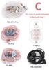 TRN-MT4 Pro 2DD In-Ear Earphones, Wired, with T-tips, FZFT1, FZmax, and Seahorse (Lucky Bag C)