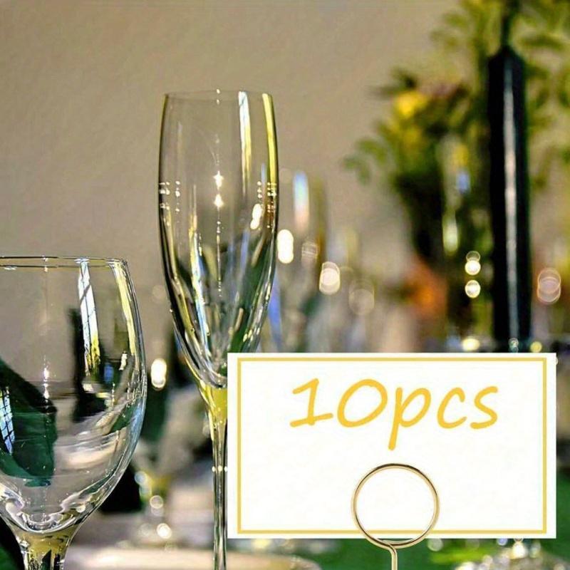 Table Sign Holder, Premium Mini Table Number Holder Card Holder, Wire Picture Holder, Ornament, Wedding Reception, Party, Birthday