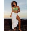 Beachwear Pearl Body Chain Summer Cover Up Elegant Beaded Halter Top  for Women
