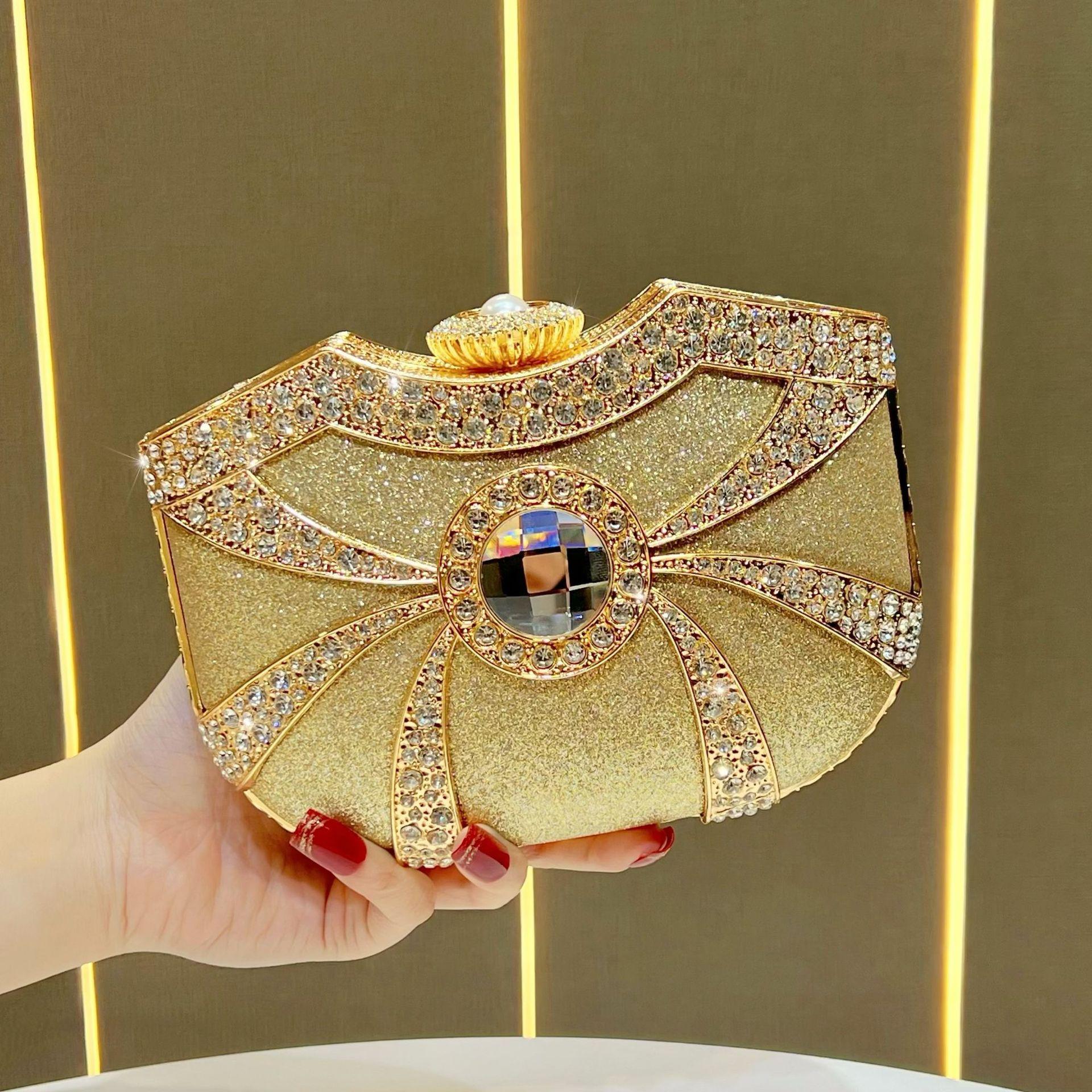 Вечерняя Сумка-Клатч, Высококлассная и Элегантная Сумка, Модная Сумка, Сумка Кросс-боди, Вечерняя Сумка-Клатч золотой