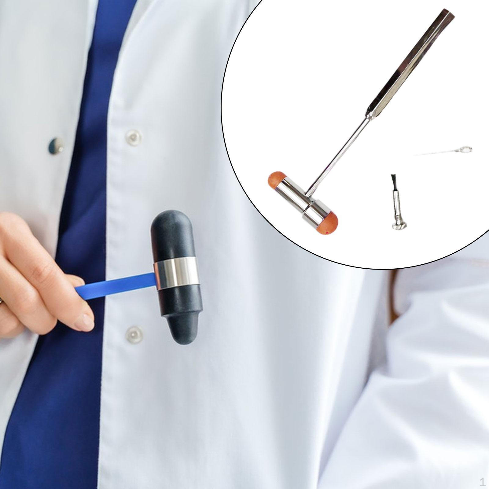 

Перкуссионный молоточек профессиональный многофункциональный с двойной головкой для эксперимента на коленный рефлекс оранжевый