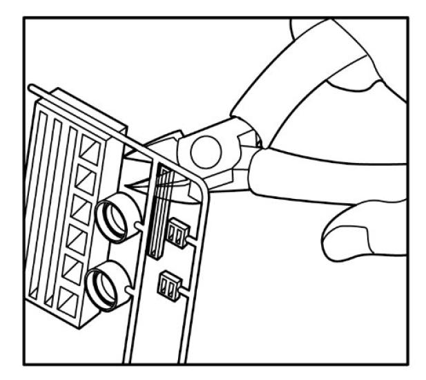 Mini Plastic 3.peaks Nippers, 100mm, MPN-100