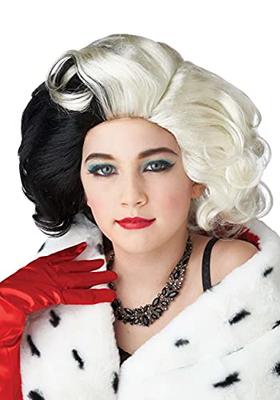California Costumes 101 Dalmatians Cruella-Style Kids' Wig (Girls) 7021-199