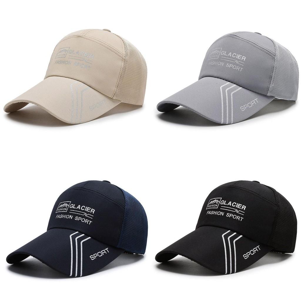 Printing Glacier Letter Baseball Cap Uv Protection Outdoor Breathable Hat Gift